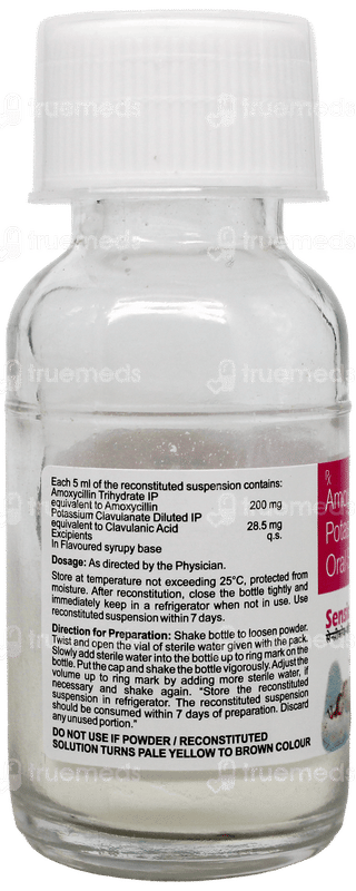 Sensiclav Bd 228.5Mg Dry Syrup 30Ml